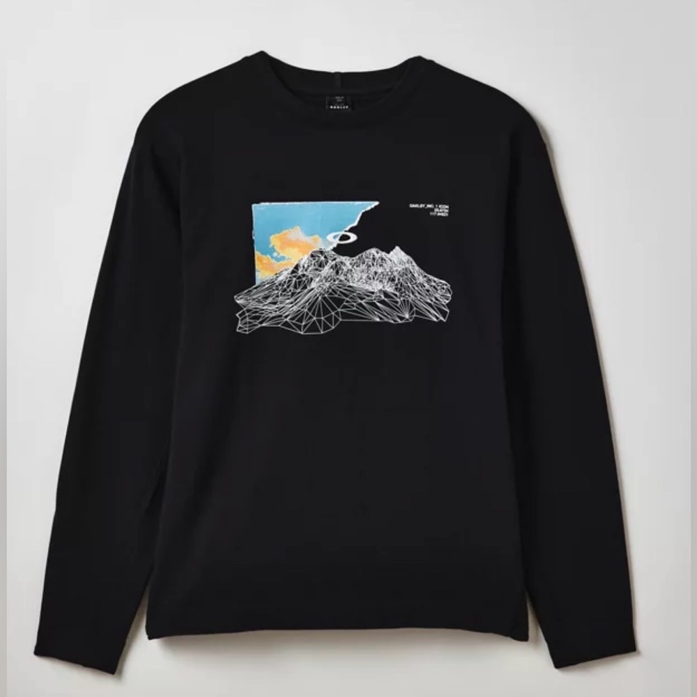 Oakley Wired Mtn Scape Graphic Long Sleeve Tee